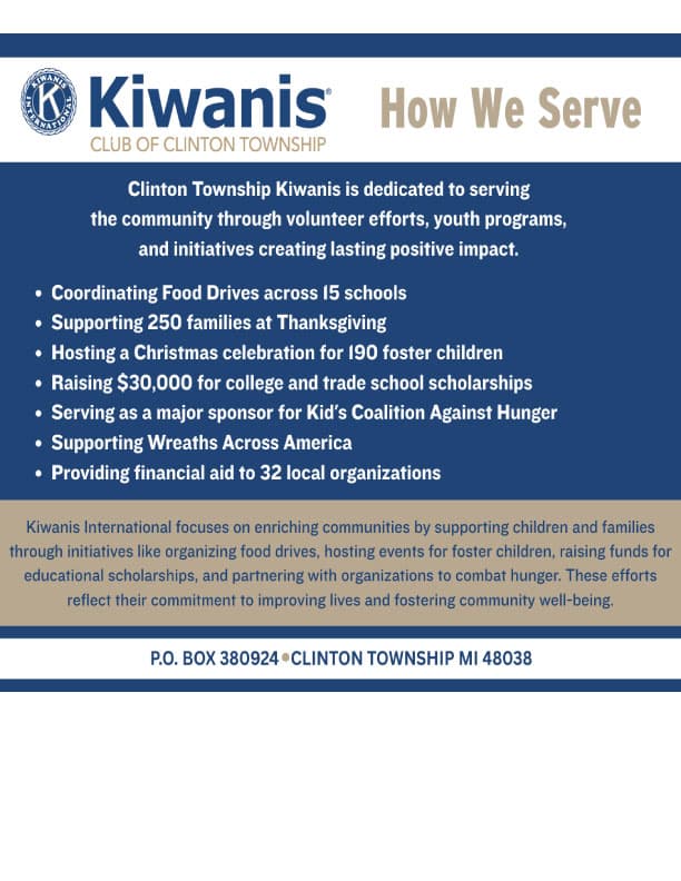 Kiwanis Club Ad Turning point