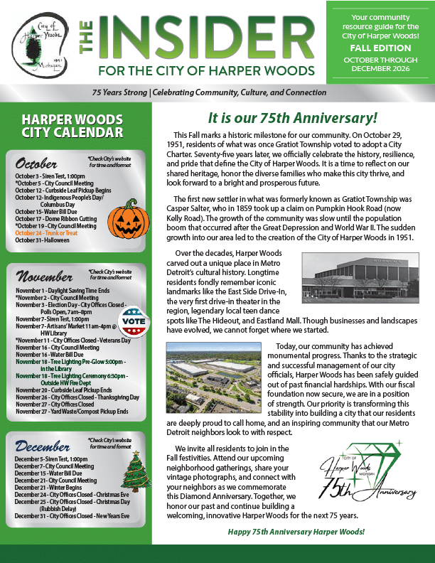 harper woods fall 2026